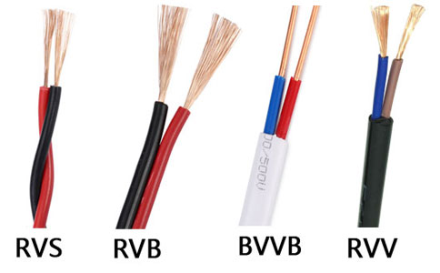 RVS與RVB、BVVB、<a href='http://www.xlwkyl.cn/rvvdianxian/' target='_blank'><u>RVV電線</u></a>